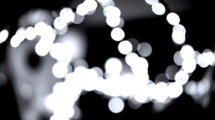 bokeh lights creating a festive atmosphere during a holiday celebration at home