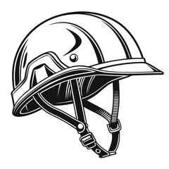 vector illustration of a helmet
