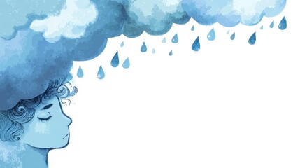 Illustrating Mental Health Emotions Editable High Fidelity Design