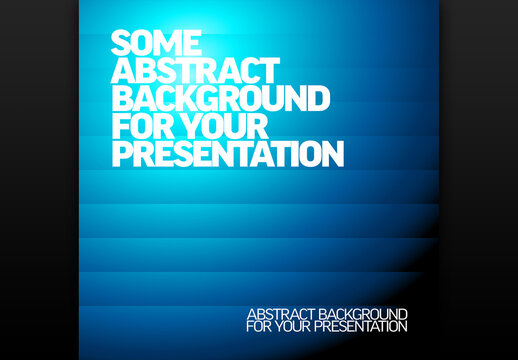 Abstract Blue Striped Presentation Background