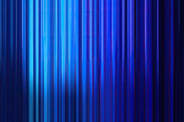 Fototapeta premium Vertical blue & cyan light streaks, abstract modern design, gradient texture
