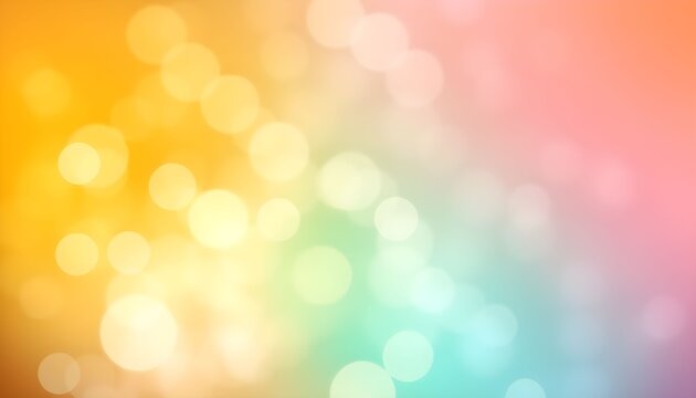 Abstract bokeh background with blurred lights and vibrant colors.