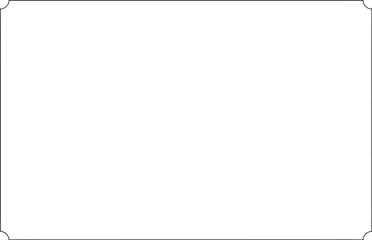 Obraz premium Simple White Frame Design Blank Space Minimalist Aesthetic Border Isolated