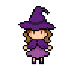 ドット絵の魔女っ子