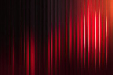 Vertical, red and black abstract lines, light and shadow play, gradient