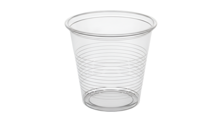 Clear Plastic Disposable Cup transparent