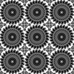 black and white seamless pattern