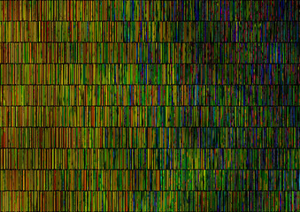 Rainbow Stripes Dense Grid Abstract Modern Artwork Energy Creativity Dynamic