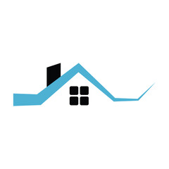 roof  logo icon illustration flat