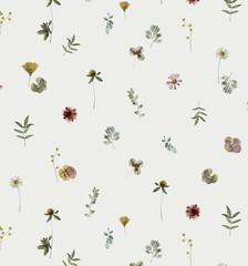 Assorted Hand painted Floral And Animal Patterned Decorative Paper Collection