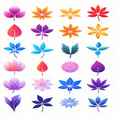 boho style, zen flower, spa icon, wellness symbol, lotus art, minimal floral, 