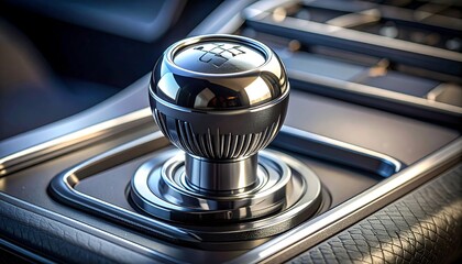 Shiny car gear knob