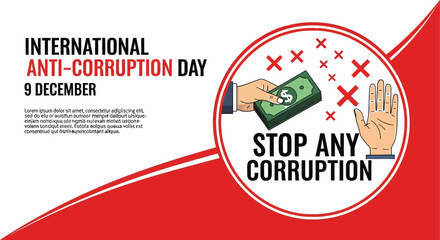 Stop corruption with integrity and honesty, promoting a transparent future.