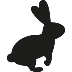 Rabbit Silhouette Vector