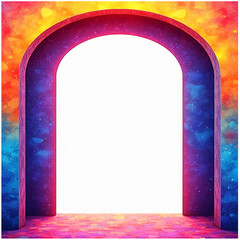 watercolor flowers, flower art, colorful leaves, creative background, digital floral art, tropical design, gradient 