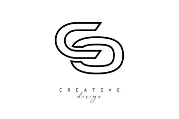 CO Creative Monogram Logo Design-Stock Creative Branding Design Concept