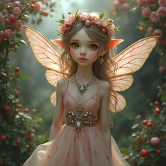 cute cherry blossom faury