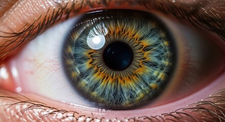 Eye close up macro photography detail human vision health care iris color beauty anatomy look insight