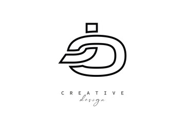JO Creative Monogram Logo Design-Stock Creative Branding Design Concept