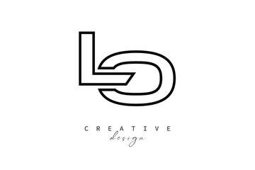 LO Creative Monogram Logo Design-Stock Creative Branding Design Concept