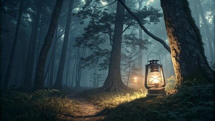 morning in the woods