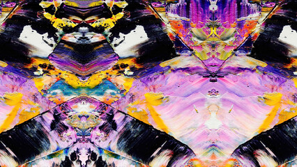 Fototapeta premium Abstract art background . Hand painting artwork on canvas .