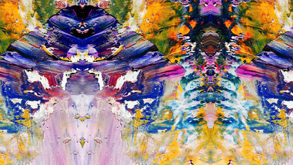 Abstract art background . Hand painting artwork on canvas .