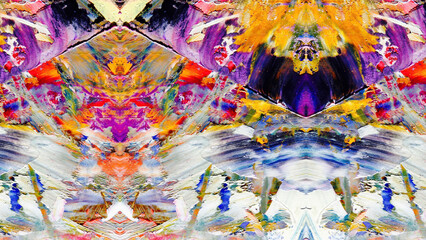 Abstract art background . Hand painting artwork on canvas .