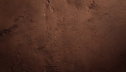 dark brown textured surface with rough plaster detail and subtle grain pattern creating earthy abstract background ideal for rustic wallpaper commercial banner or editorial design