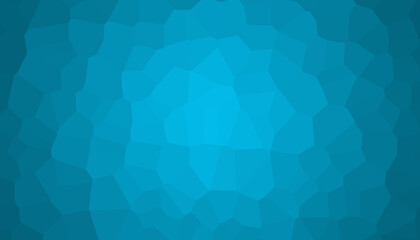 Fototapeta premium Abstract blue background with geometric triangle pattern design wallpaper