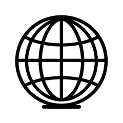 Obraz premium Global Network Connectivity and International Communication Icon