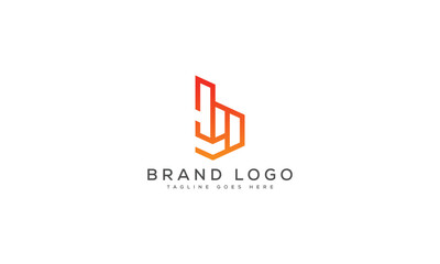 Fototapeta premium letter B logo design vector template design for brand.