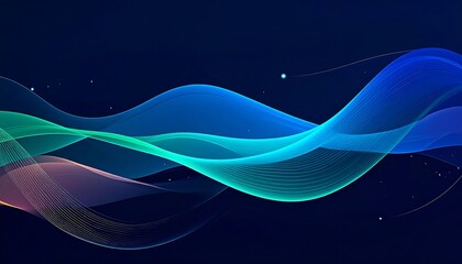 Abstract flowing lines background with vibrant colors and dynamic shapes