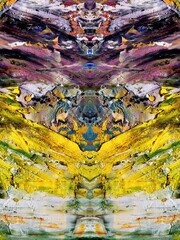 Abstract art background . Hand painting artwork on canvas .