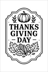 Thanksgiving Corn & Pumpkin Illustration