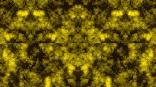 Golden Kaleidoscope 03 &ndash; Shiny Abstract Kaleidoscope