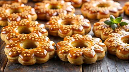 Baklava, Makrout, and Chebakia, Authentic Moroccan and Algerian Sweets &ndash; Honey Glazed Baklava, Makrout, and Chebakia Pastries