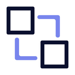 UX Design Flow Process Icon for User Interface Wireframe