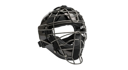 Baseball catcher protective face mask isolated PNG with Transparent Background