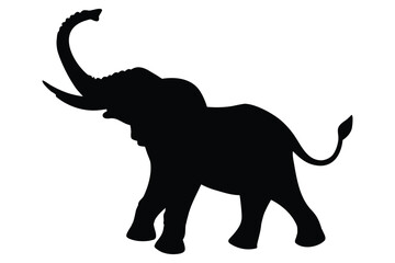 Giant Jungle Elephant Design Vector