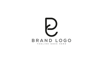 letter PC logo design vector template design for brand.