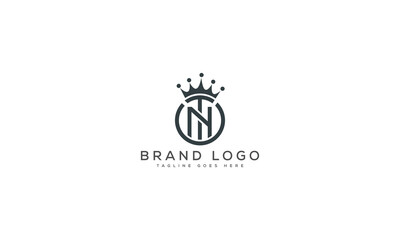 letter TN logo design vector template design for brand.