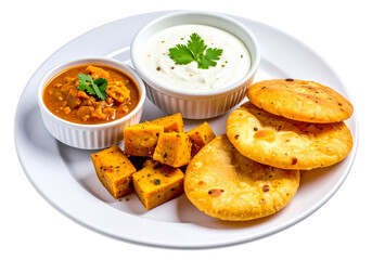 Traditional Indian thali filled with assorted dishes on a metal platter, perfect for showcasing authentic cuisine and festive family gatherings.