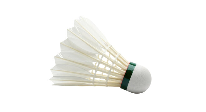 Shuttlecock for badminton sport equipment isolated PNG with Transparent Background
