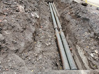 construction of a concrete building