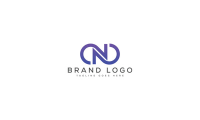 letter N logo design vector template design for brand.