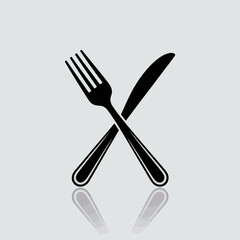 Crossed Knife Fork Logo, Restaurant, Dining, Cuisine, Food, Menu, Chef, Kitchen, Meal, Plate, Cutlery, Gourmet, Bistro, Eatery, Cafe, Catering, Banquet, Reservation, Service, Tableware, Silverware, Ut