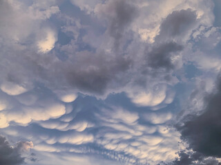 Obraz premium clouds in the sky, stormy sky, storm