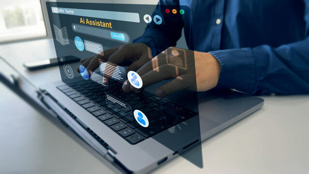 Online education with help of AI chatbot.Online learning AI-Assistant Bot.Enhance learning with an AI chatbot,providing instant answers, interactive tutorials,student guidance,online content creation.