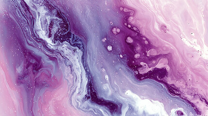 Abstract purple paint background with marble patter